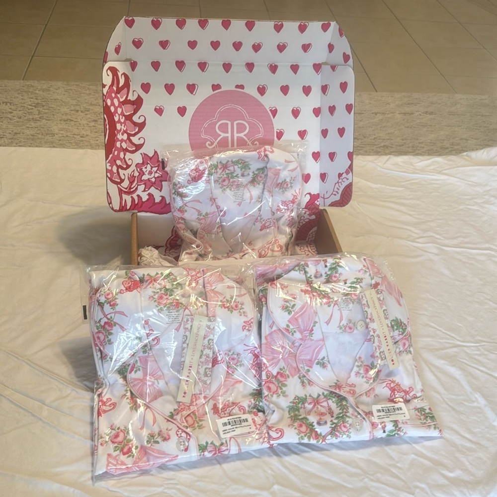 LoveShackFancy x Roller Rabbit Merry Monkey Beaux Polo Pajamas